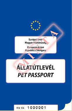 kutya útlevél kutyafekhely